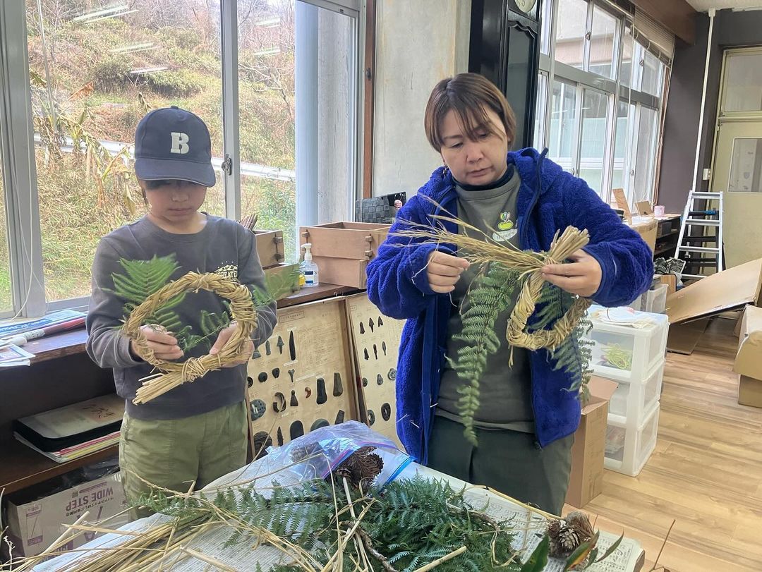 冬休み企画！お好み焼きとしめ縄作り